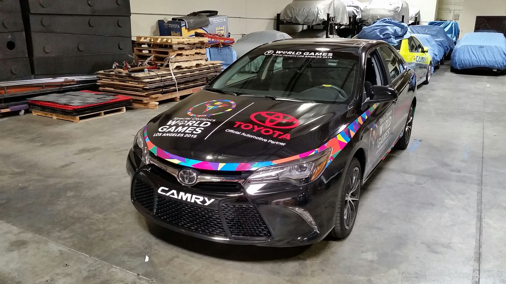 Special Olympics Car Wraps